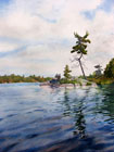 Debbie Homewood watercolour demo painting completed